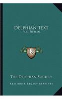 Delphian Text