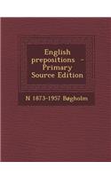 English Prepositions