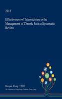 Effectiveness of Telemedicine to the Management of Chronic Pain: A Systematic Review(English)