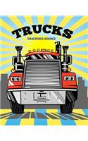 Drawing Books Trucks: Blank Doodle Draw Sketch Books