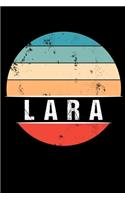 Lara: 100 Pages 6 'x 9' -Dot Graph Paper Journal Manuscript - Planner - Scratchbook - Diary