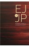 European Journal of Japanese Philosophy 4 (2019)