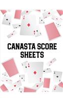 Canasta Score Sheets