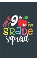 9 th Grade Squad for students and teacher Gift 9 th Grade Team A beautiful personalized