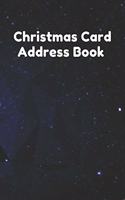 Christmas card address book