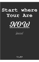 start where you are Now
