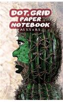 Dot Grid Paper Notebook A5 5.5x8.5: Cactus Dotted Paper Journal For Design, Drawing, Creating Own Bullet Style Journals, Games and More - Rose & Cactus Print
