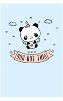Pandicorn Unicorn Panda Journal: A Cute Pandacorn Unipanda Journal to Write In