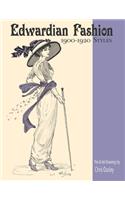 Edwardian Fashion Ink Drawings 1900 to 1920 Styles