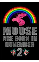 Moose Are Born In November 2