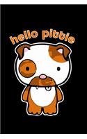 Hello Pittie: Hangman Puzzles - Mini Game - Clever Kids - 110 Lined Pages - 6 X 9 In - 15.24 X 22.86 Cm - Single Player - Funny Great Gift