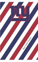 New York Giants: Giants Striped Notebook & Journal - NFL Fan Essential - Giants Fan Appreciation