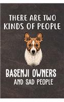 There Are Two Kinds Of People Basenji Owners And Sad People: Basenji Puppy Dog 2020 2021 Monthly Weekly Planner Calendar Schedule Organizer Appointment Journal Notebook For Basenji Dog Owners and Puppy Lovers