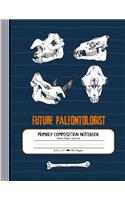Primary Composition Notebook. Future Paleontologist, Story Paper Journal