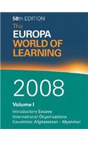 Europa World of Learning 2008