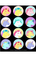 Unicorn Sticker Album For Girls