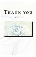 Thank You: Notebook 5.25 X 8 Glossy Durable Softcover 150 Lined Pages