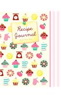 Blank Recipe Book: Recipe Journal for Foodies, Cooks and Chefs (A soft covered large notebook with 100 spacious record pages from our Cupcakes and Candy range)(1 Specialist Books for Cookery)