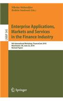 Enterprise Applications, Markets and Services in the Finance Industry