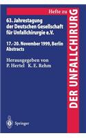 63. Jahrestagung Der Deutschen Gesellschaft Für Unfallchirurgie