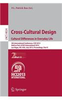 Cross-Cultural Design. Cultural Differences in Everyday Life