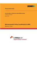 Macroeconomic Policy Coordination in EMU