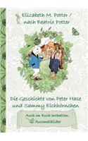 Die Geschichte von Peter Hase und Sammy Eichhörnchen (inklusive Ausmalbilder, deutsche Erstveröffentlichung! ): deutsche Erstveröffentlichung!, Kinder, Kinderbuch, Klassiker, Schulkinder, Vorschule, 1. 2. 3. 4. Klasse, Grundschule, Kindergarten, Weihnachte