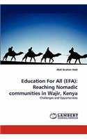 Education For All (EFA)