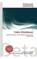 Table (Database): (English)