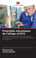 Propriétés mécaniques de l'alliage al7075