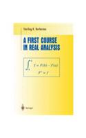 A First Course in Real Analysis: Mathematics