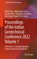 Proceedings of the Indian Geotechnical Conference 2022 Volume 1