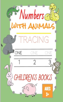 Number with animals Tracing Book