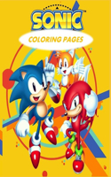 Sonic Coloring pages: Great Coloring Book for Kids and Any Fan of Sonic (Unofficial Coloring Book)
