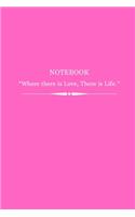 Pink Notebook