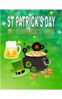 st patrick's day st patrick's day: Happy St Patrick's Day Coloring Funny Book For Kids