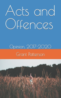 Acts and Offences
