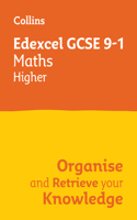 Edexcel GCSE 9-1 Maths Higher Organise and Retrieve Your Knowledge: Ideal for the 2026 and 2027 Exams(Collins GCSE Grade 9-1 Revision)