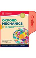 Mathematics for Cambridge International as and a Level Mechanics 1 for Cambridge as & a Level Online Student Book