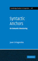 Syntactic Anchors