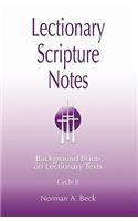 Lectionary Scripture Notes, Cycle B