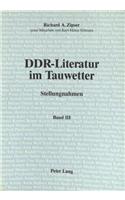 Ddr-Literatur Im Tauwetter