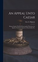 Appeal Unto Caesar