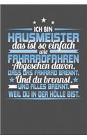 Ich Bin Hausmeister Das Ist So Einfach Wie Fahrradfahren. Abgesehen Davon, Dass Das Fahrrad brennt. Und Du Brennst. Und Alles Brennt. Weil Du In Der Hölle Bist.