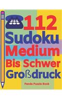 112 Sudoku Medium Bis Schwer Großdruck