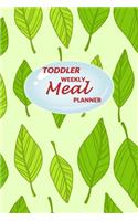 Toddler Weekly Meal Planner
