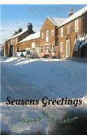 Seasons Greetings: A5 (6 x 9 Inches) Notebook Journal Diary. High Quality Hand Writing Journal with 100 Pages