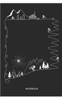 Notebook: MTB Mountain Bike Notebook Mountain Bike Gift for cyclists, kids, men and women who love cycling, mountain biking and bicycle adventures
