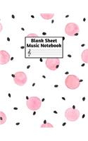 Blank Sheet Music Notebook