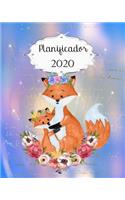 Planificador 2020: Zorro Calendarios diarios, semanales y mensuales De enero a diciembre Spanish Edition Planner #6
